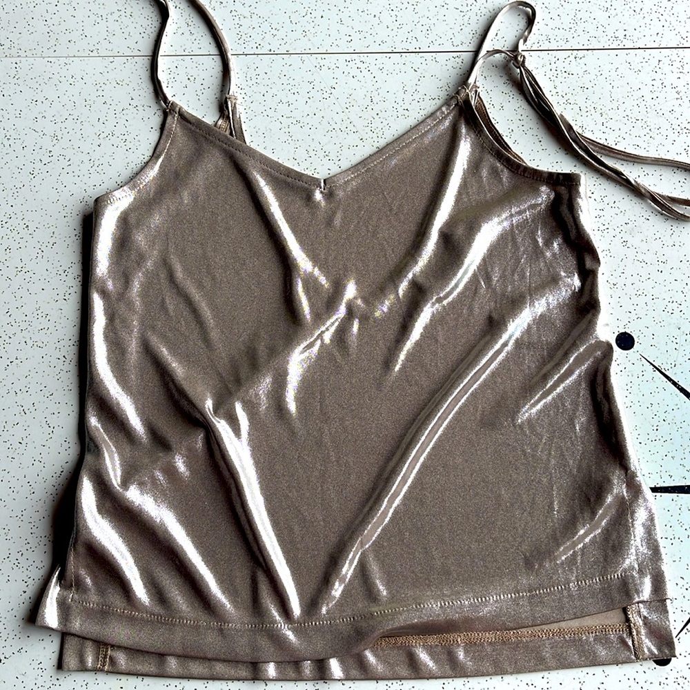 Silver camisole